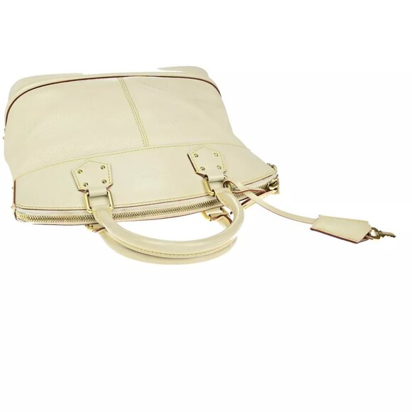 LOUIS VUITTON Suhali Lockit PM Hand Tote Bag White Gold France M91887 34SH945 - Picture 8 of 16